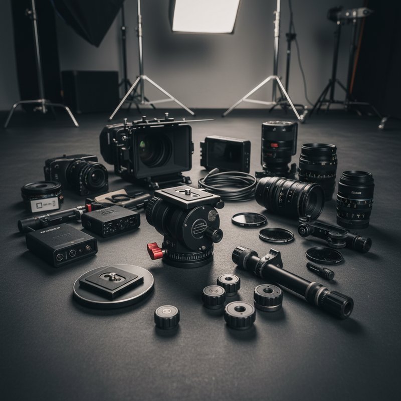 Professionele camera accessoires met geanodiseerd aluminium voor stabiliteit en precisie