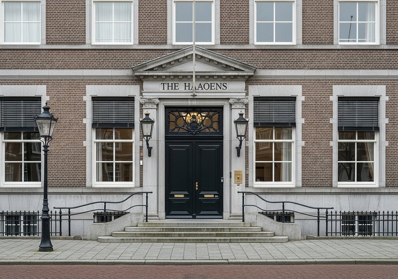 Aluminium elementen bij overheidsgebouw in Den Haag