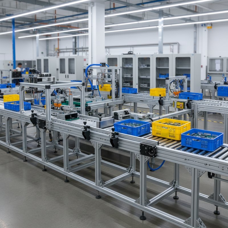 Geanodiseerde componenten productieomgeving