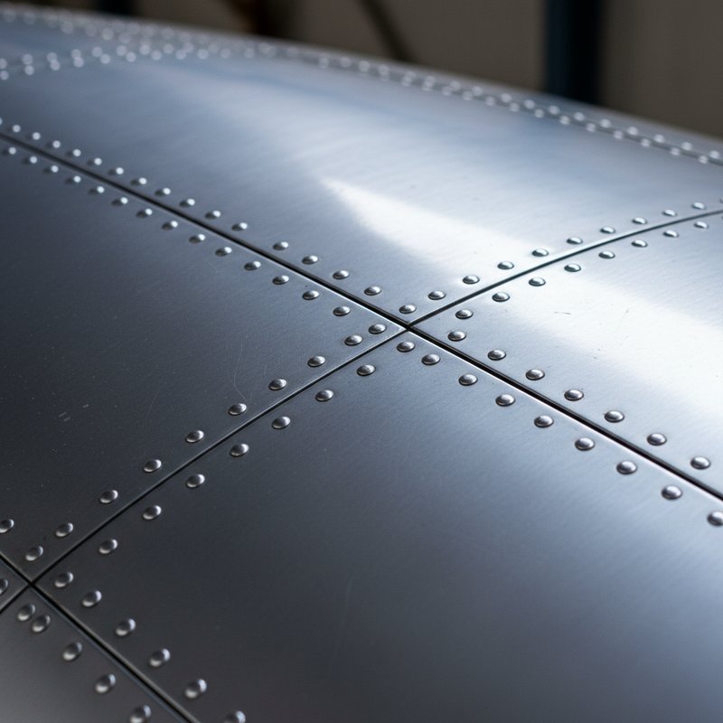 Vliegtuig romp panelen met geanodiseerde aluminium huid