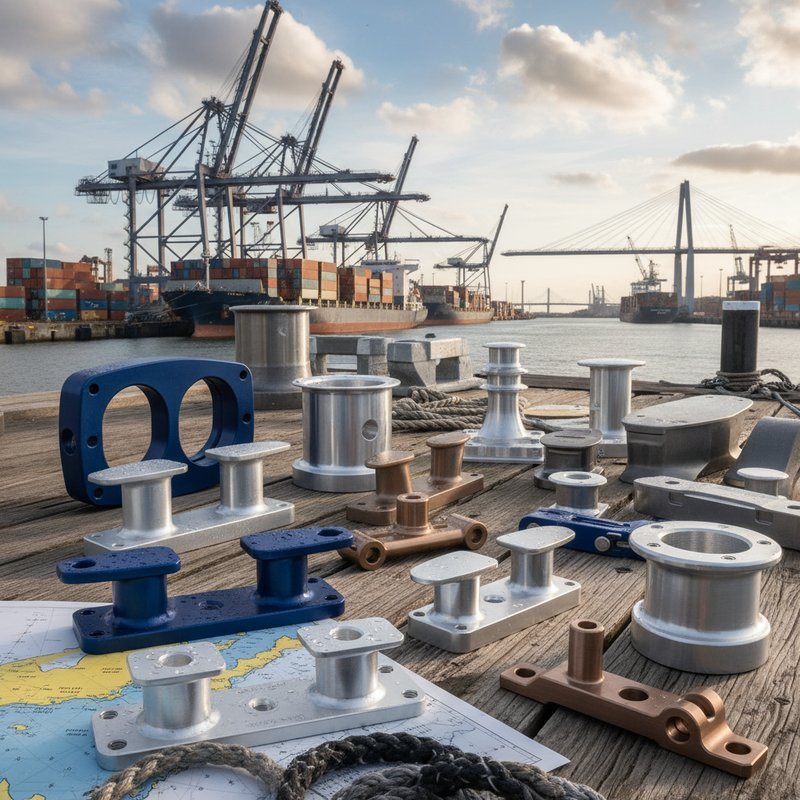 Maritieme geanodiseerde aluminium onderdelen Rotterdam haven