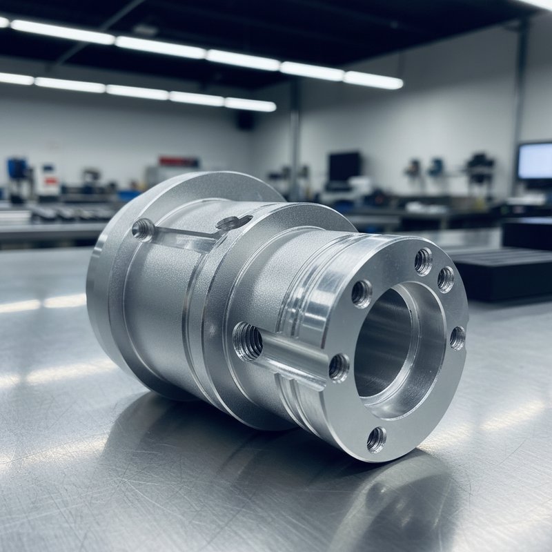 Industrieel zilver geanodiseerd aluminium component