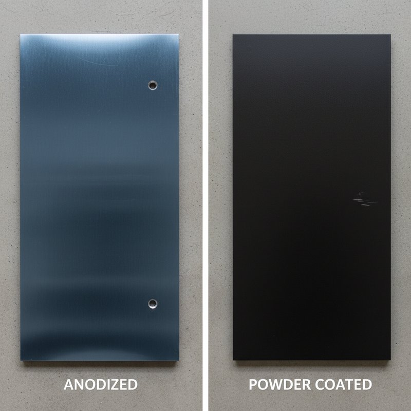 Vergelijking anodiseren en poedercoaten