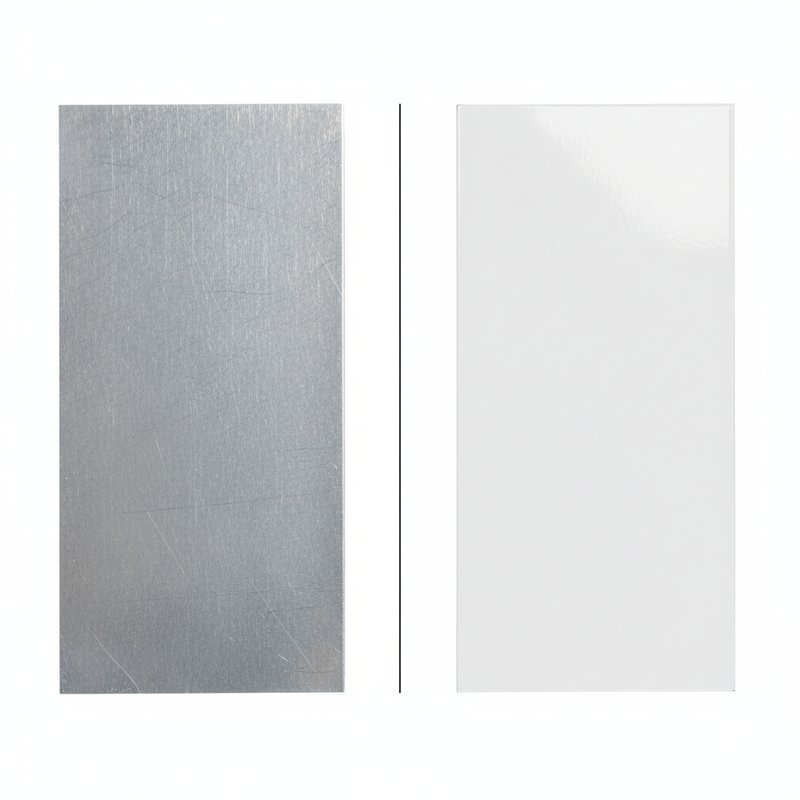 Vergelijking tussen geanodiseerd en gelakt aluminium oppervlak