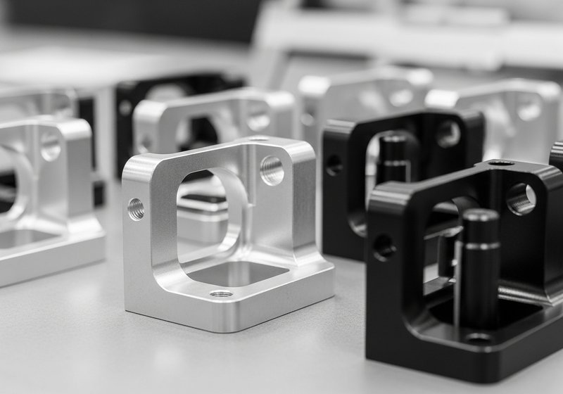 Geanodiseerde aluminium precisie onderdelen voor technische toepassingen