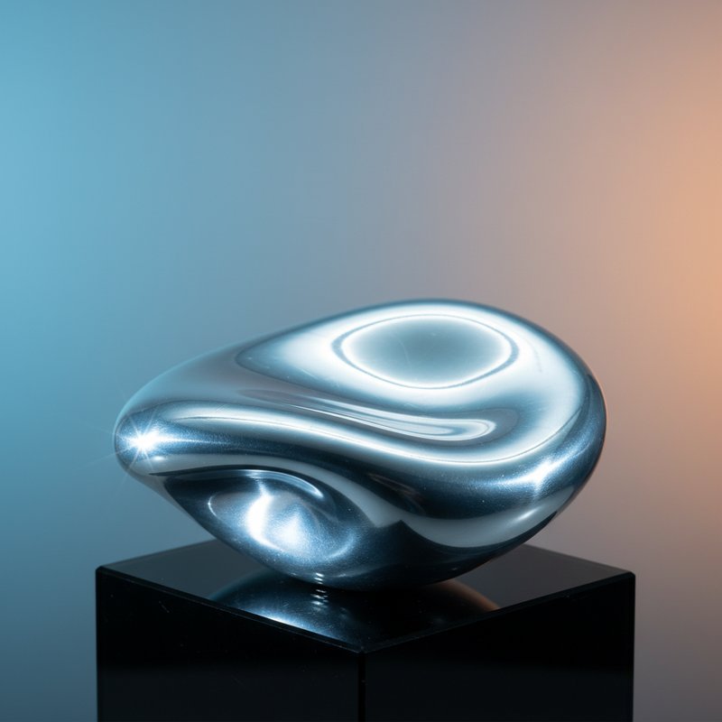 Glanzend geanodiseerd aluminium met spiegelende reflectie