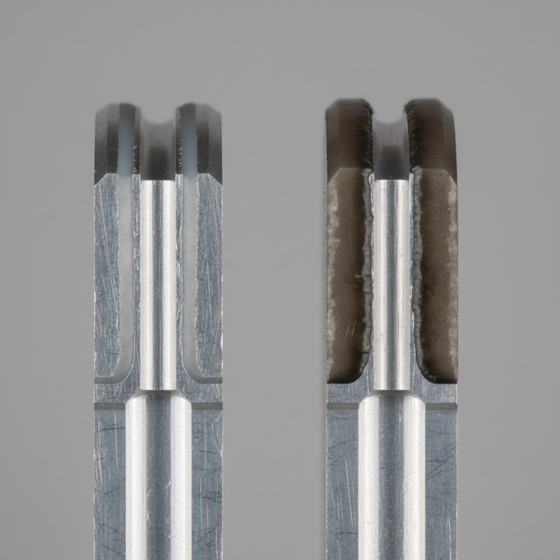 Hardcoat anodiseren dikke laag vergelijking met standaard anodisatie