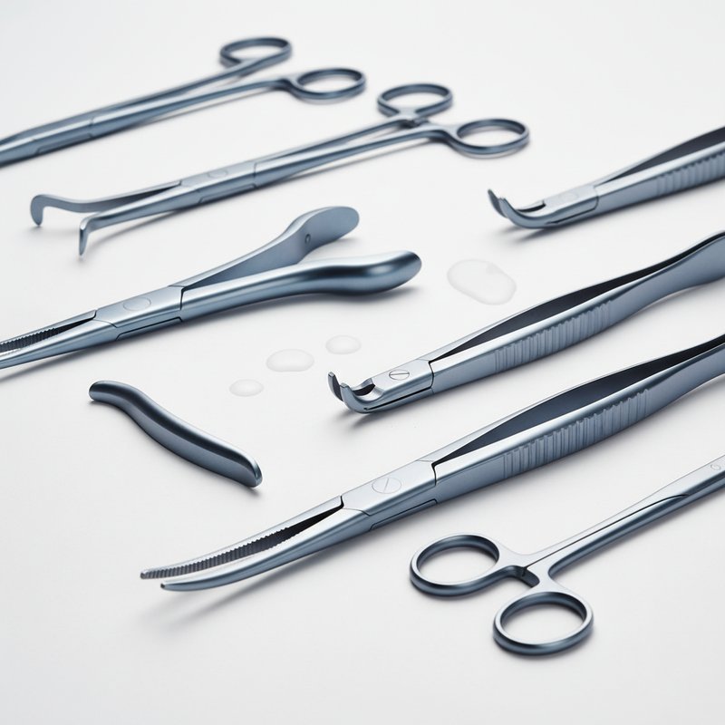 Medische chirurgische instrumenten van geanodiseerd aluminium