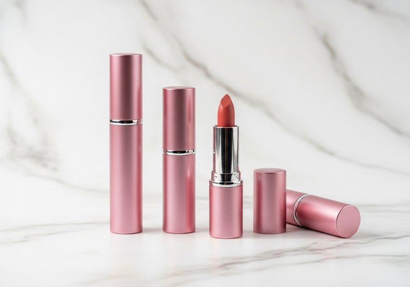 Roze geanodiseerde aluminium cosmetica verpakkingen