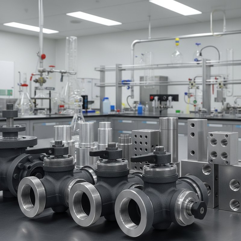 Geanodiseerde aluminium onderdelen voor de chemische en petrochemische industrie