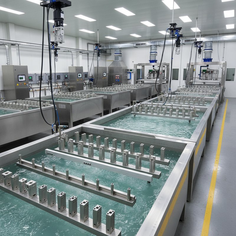 Industrieel anodiseerproces voor aluminium onderdelen in de Limburgse maakindustrie